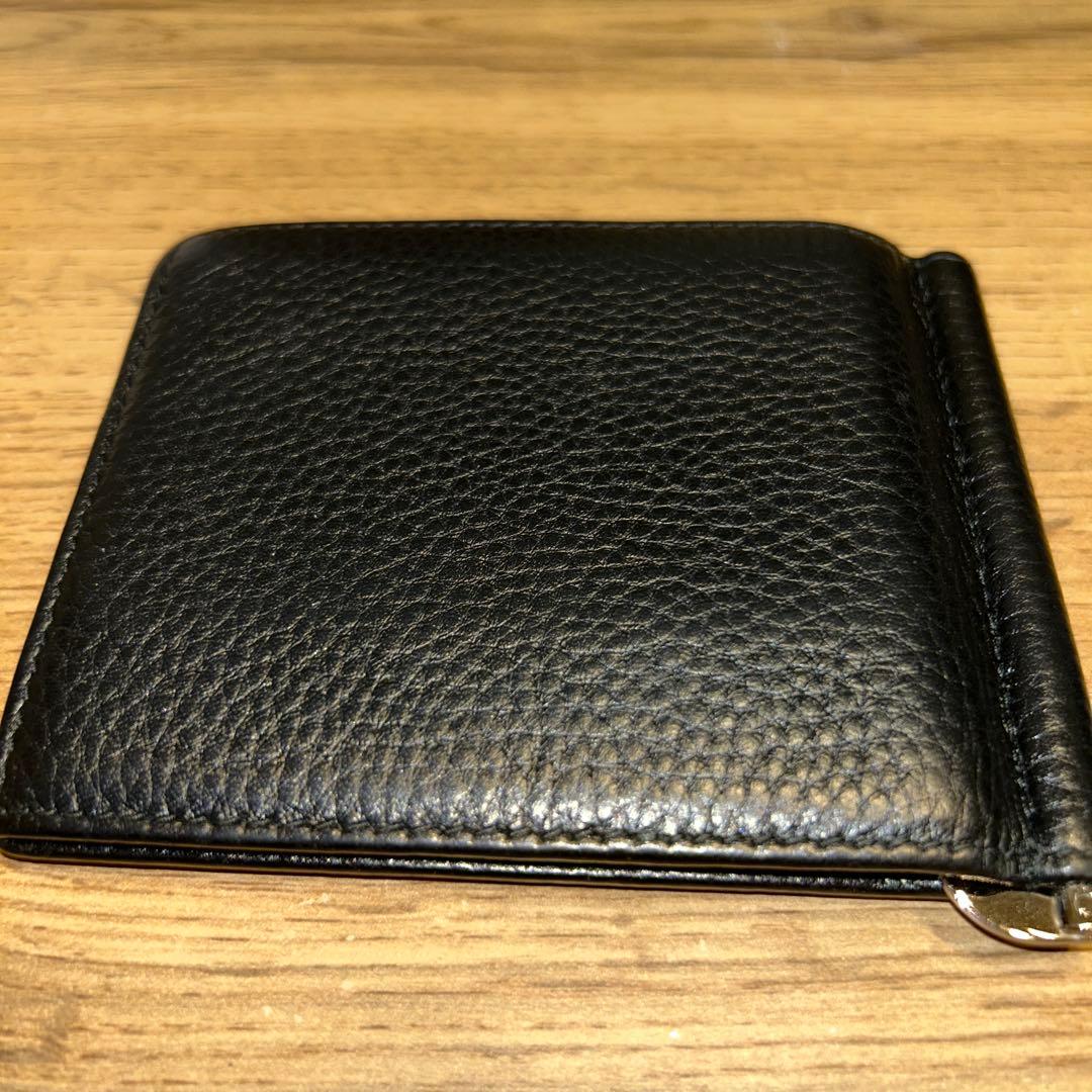 【最終値下げ】PRADA ブラック レザー マネークリップ