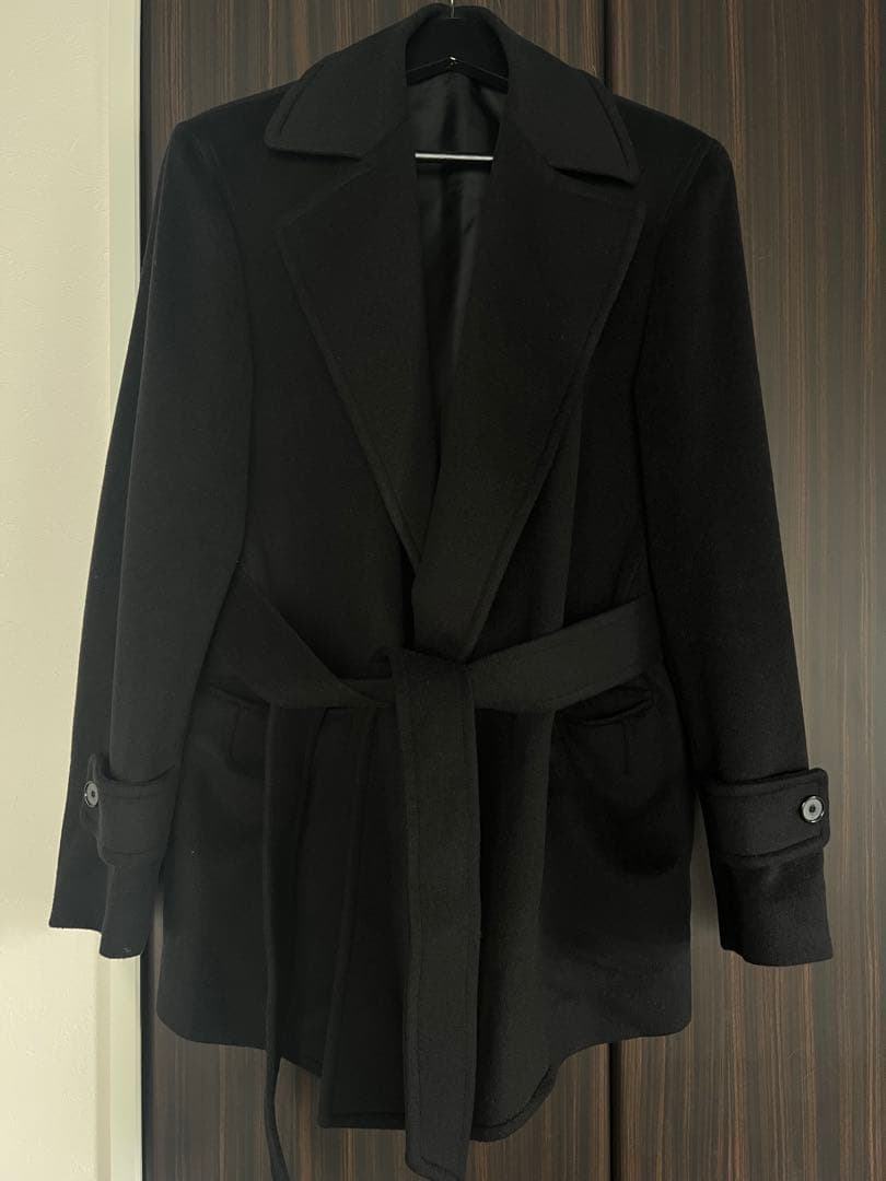 【人気完売モデル】タリアトーレ バルカラーコート / ブラック