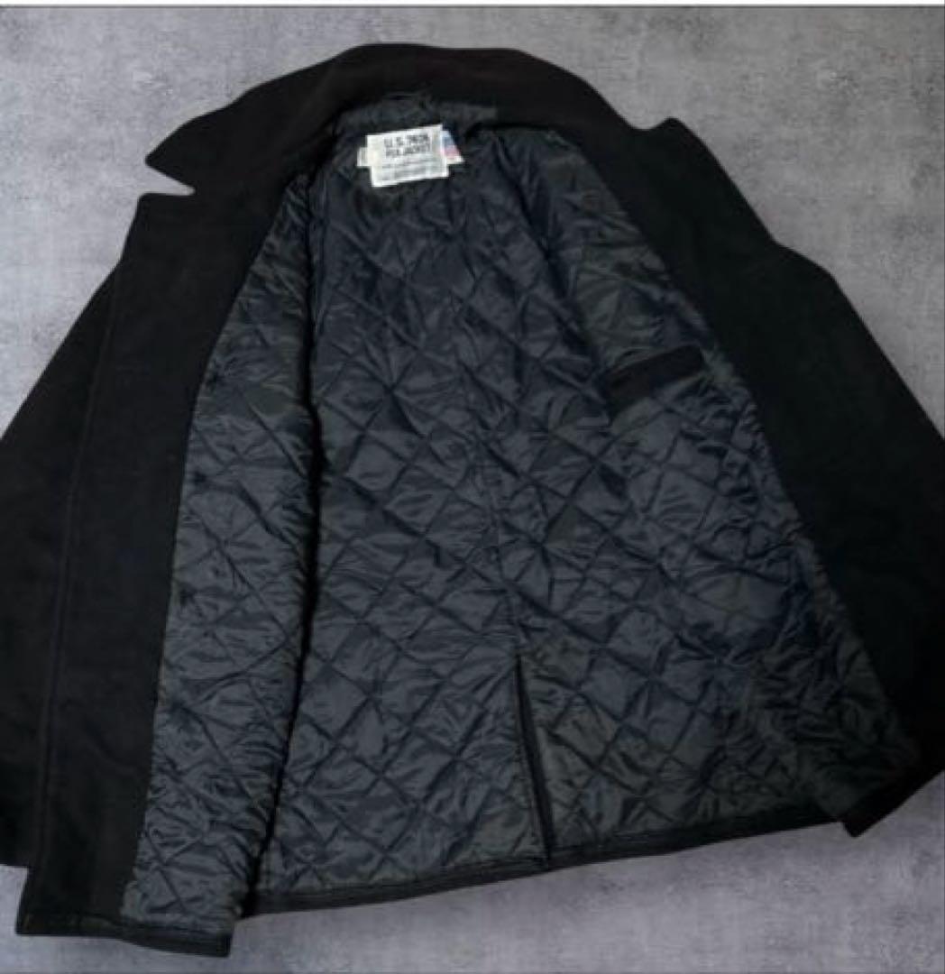 U.S. 740N PEA JACKET SCHOTT ピーコート 黒　42