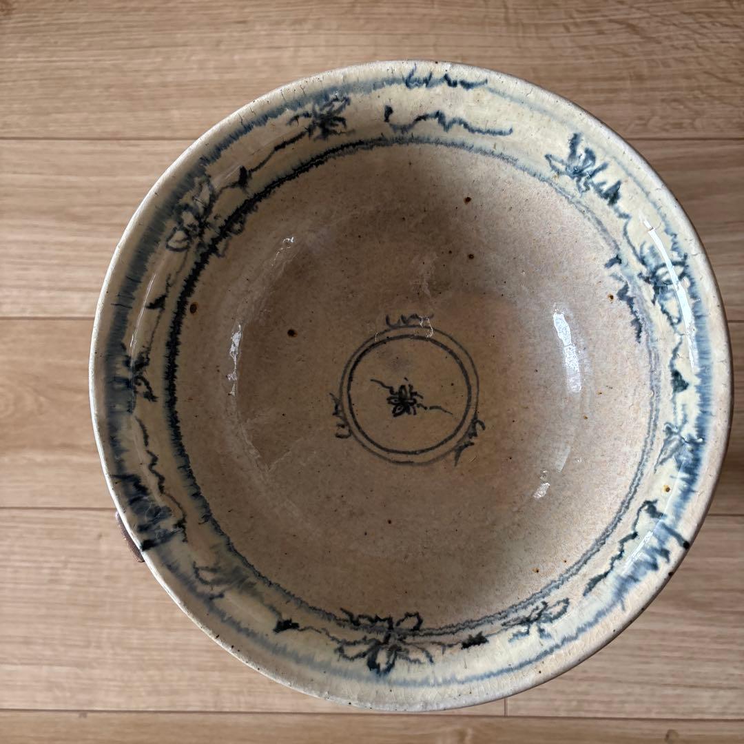 藤田佳三氏作 安南染付け鉢