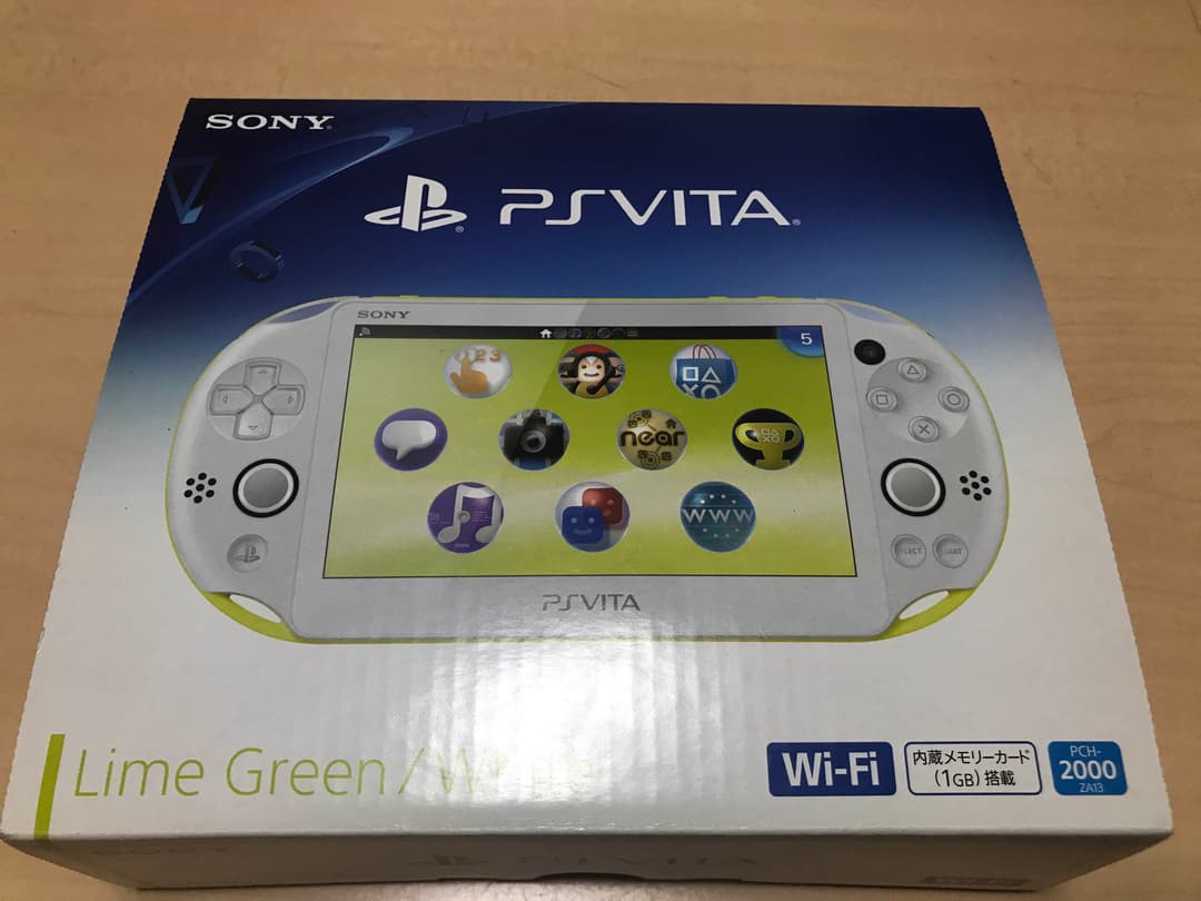 PS vita ライムグリーン(PCH-2000) +16GBメモリ(純正)