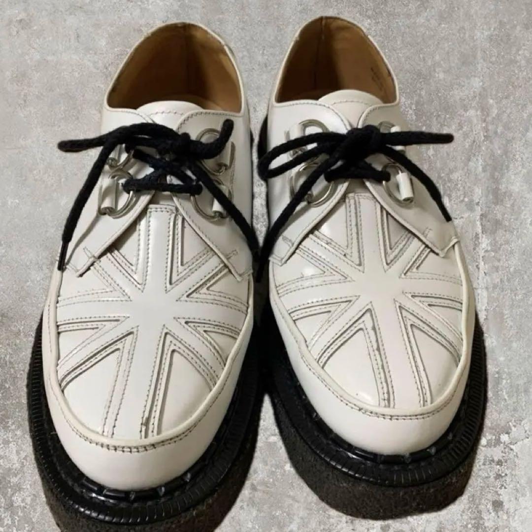 E COX ジョージコックス ユニオンジャック ラバーソール UK9