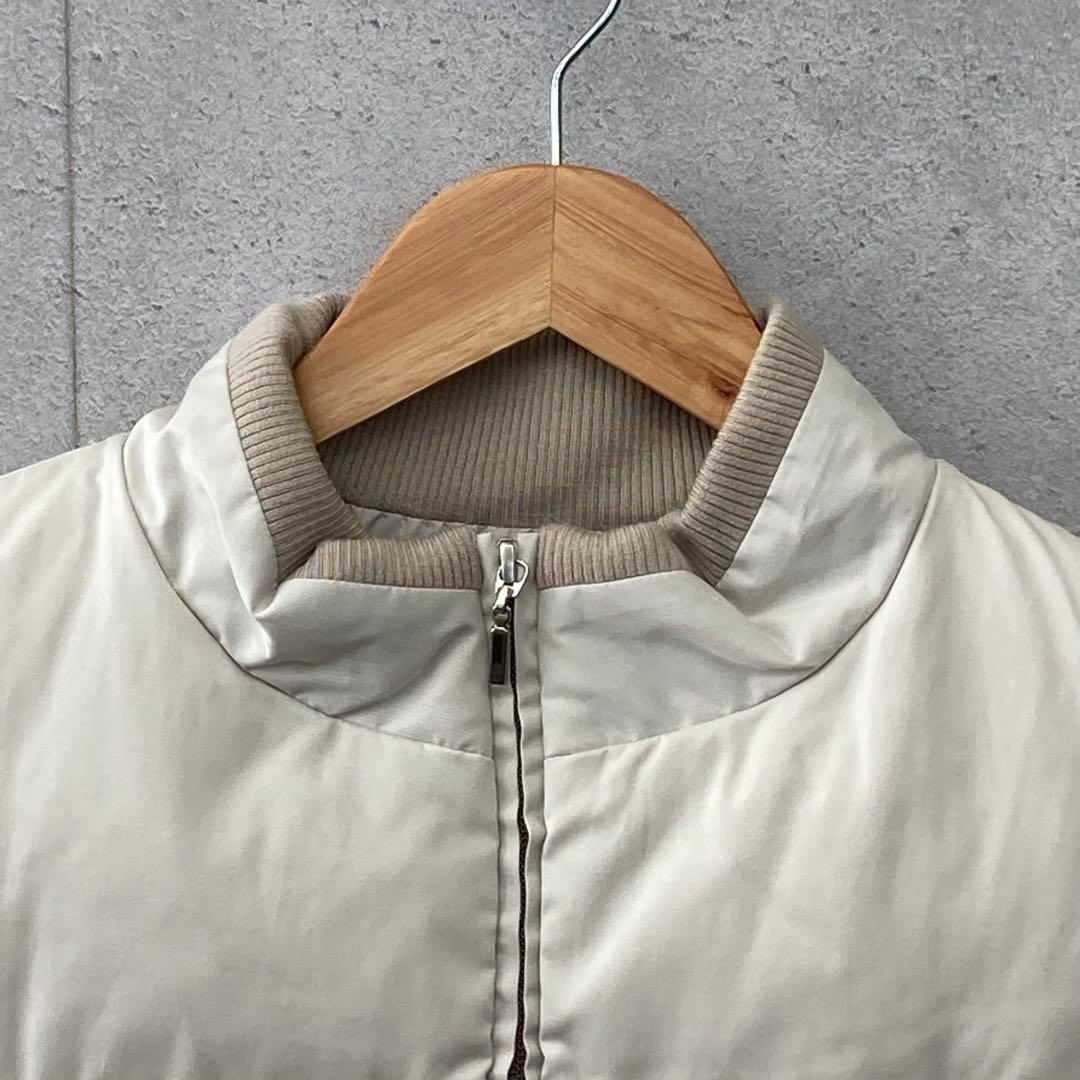 MORABITO BLANC モラビト ブラン ダウンベスト ベージュ 38