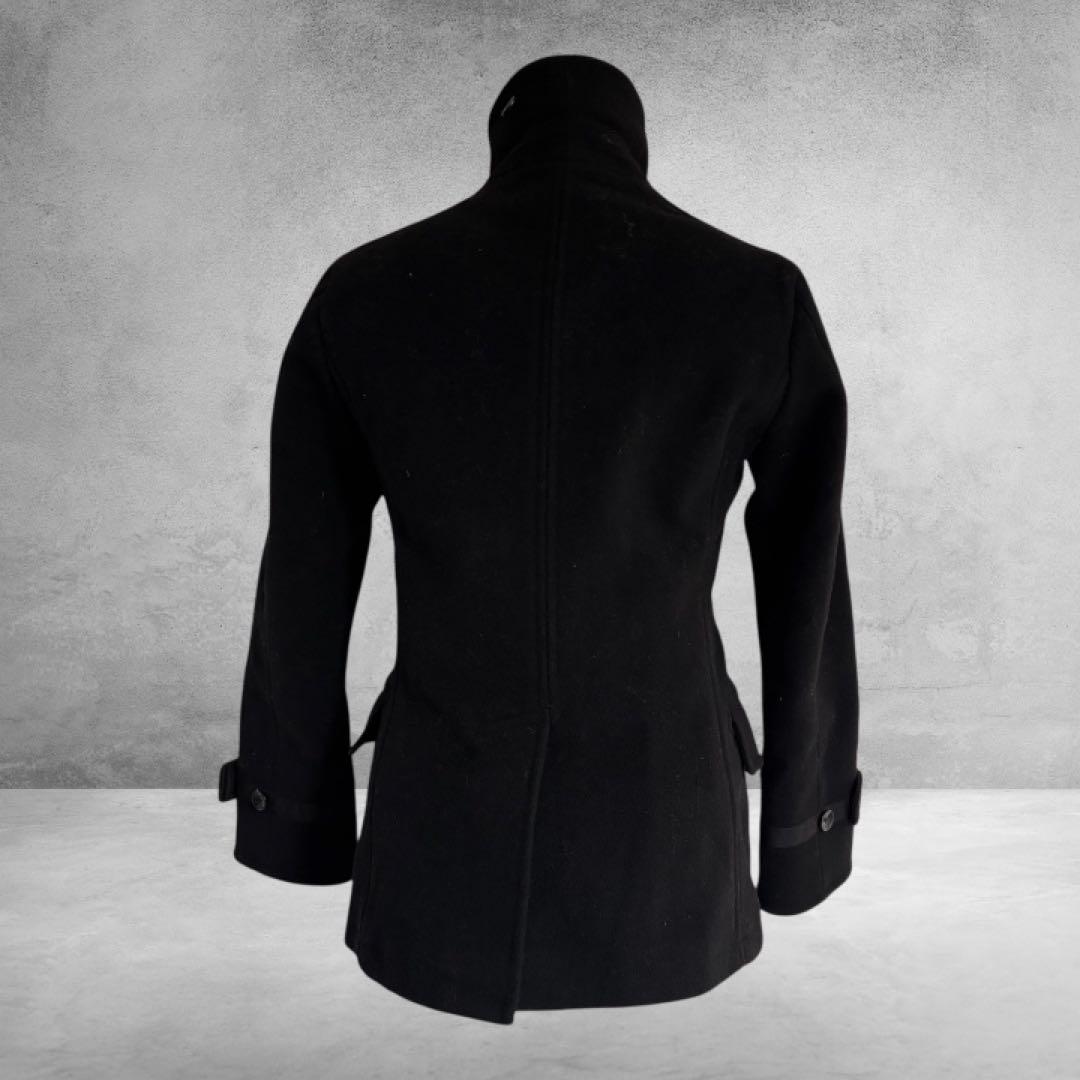 ナポレオンジャケット Pコート ウール 黒 メンズSモード お兄系 y2k