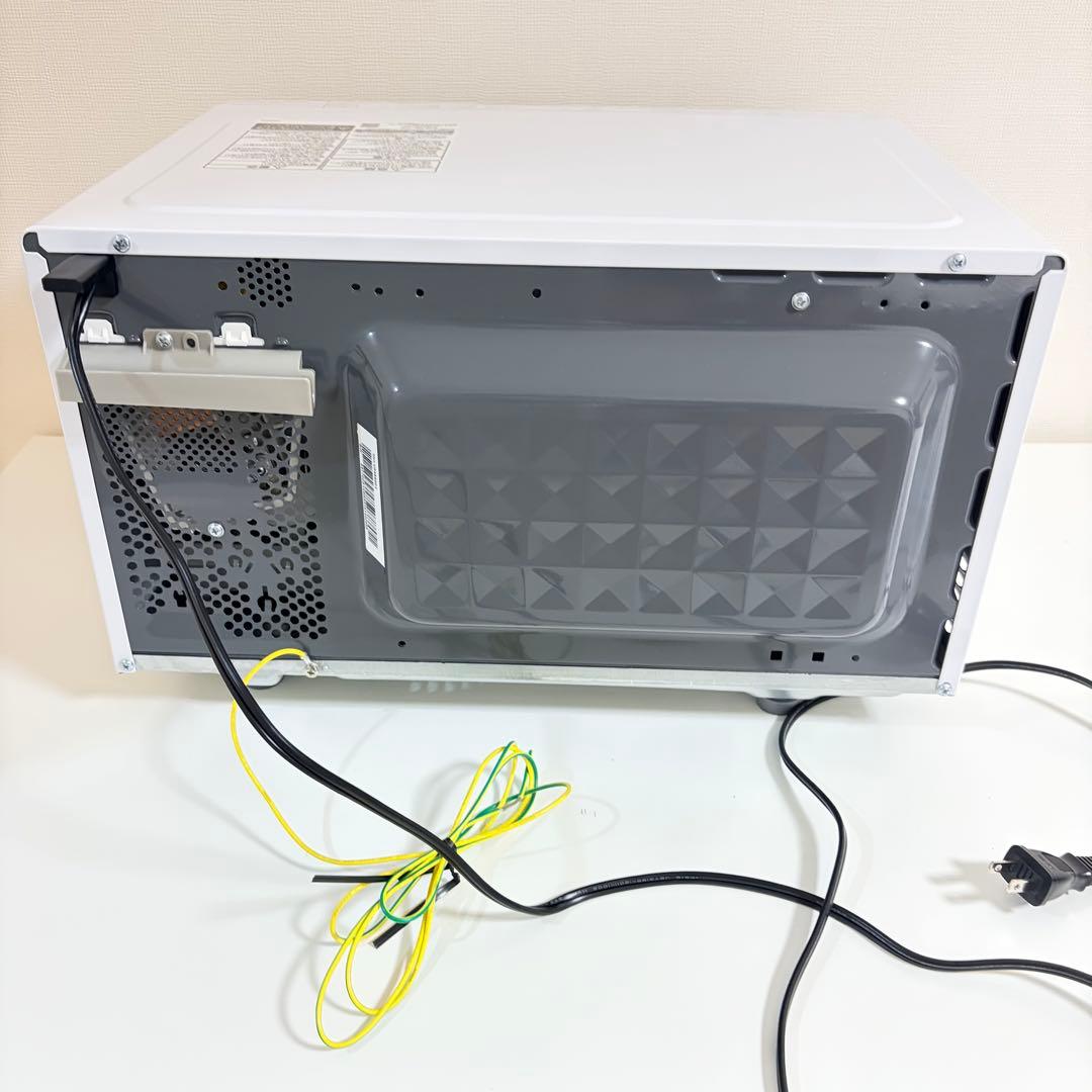 25年製 TOSHIBA 東芝 電子レンジ 17L 縦開き 単機能 フラット 白