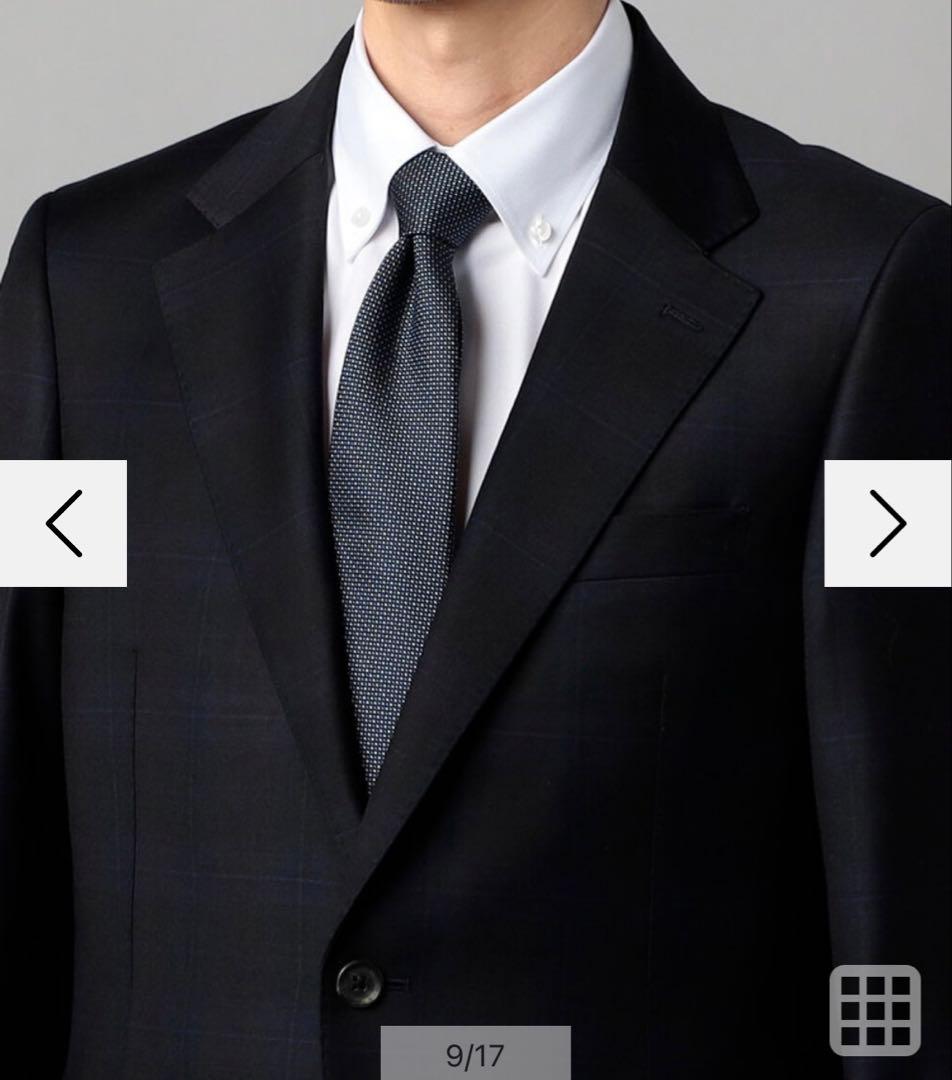 シーサー 合計10万 尾州織りイルプリンチペ タータンチェックスーツ