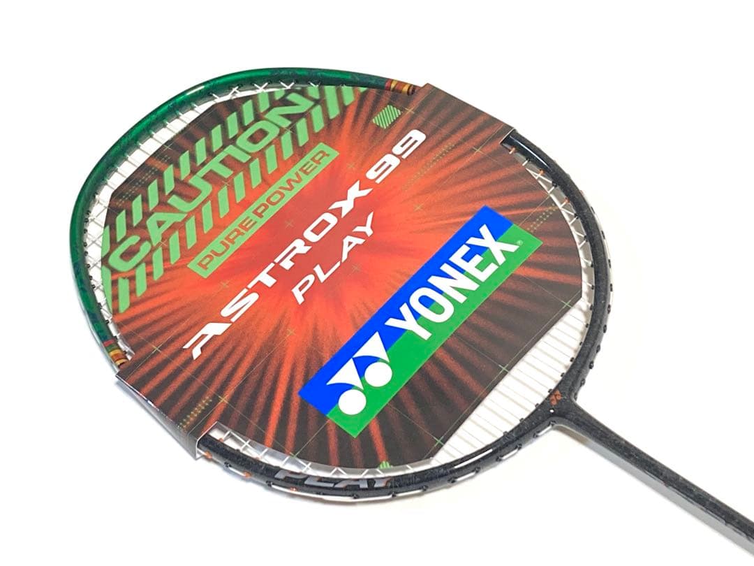新品 アストロクス99 プレイ ブラックグリーン 4U5 ラケット 張上げ品