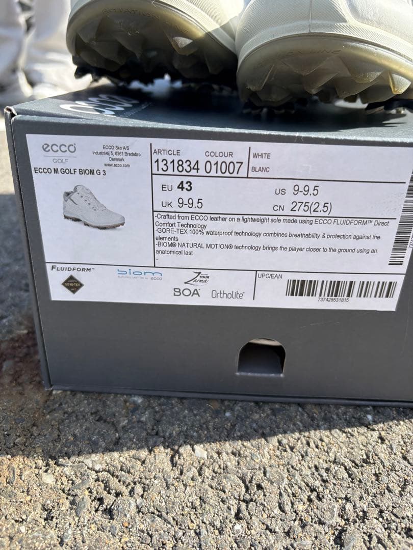 シューズ(男性用) ECCO M GOLF BIOM G 3 goretex