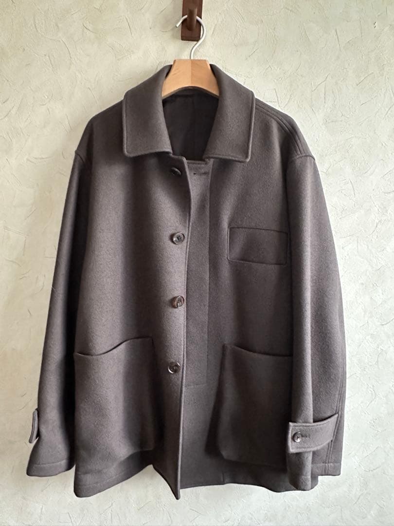 stein シュタイン　OVERSIZED MELTON LEAN JACKET