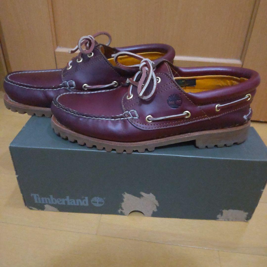 【ケア済・値下げ可】Timberland 3eye バーガンディ