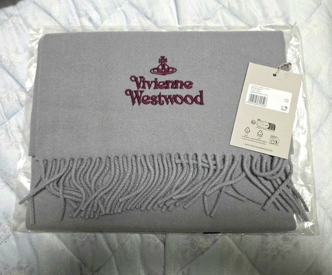 Vivienne Westwood マフラ ライトグレー