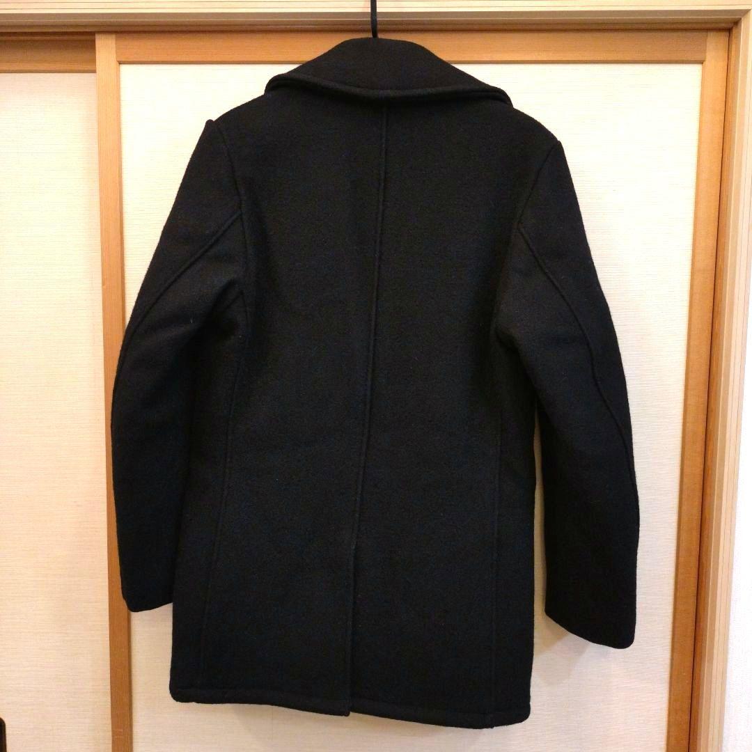 SCHOTT 黒 Pコート10ボタン 中綿キルティング　ダブル　U.S 740N