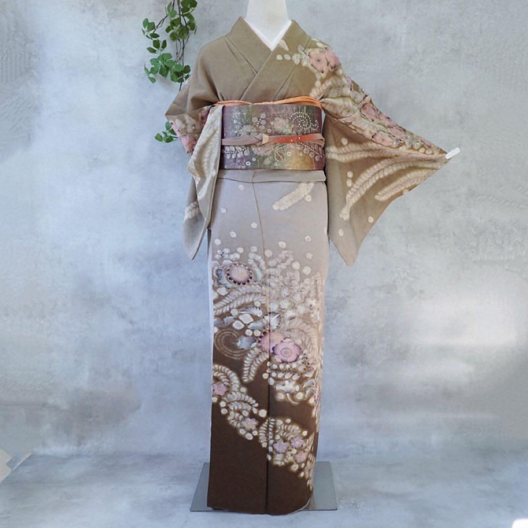 訪問着フルセット　283▪︎ 辻が花　落款　卒業式　入学式　披露宴