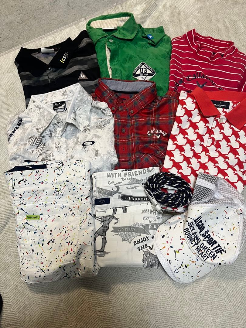 激安！ブランドゴルフウェアー10点セットCallaway他