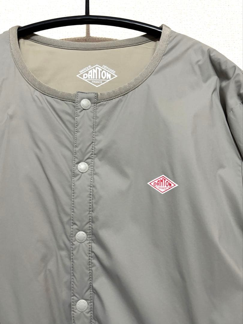 DANTON ダントン インサレーションジャケット　ノーカラー