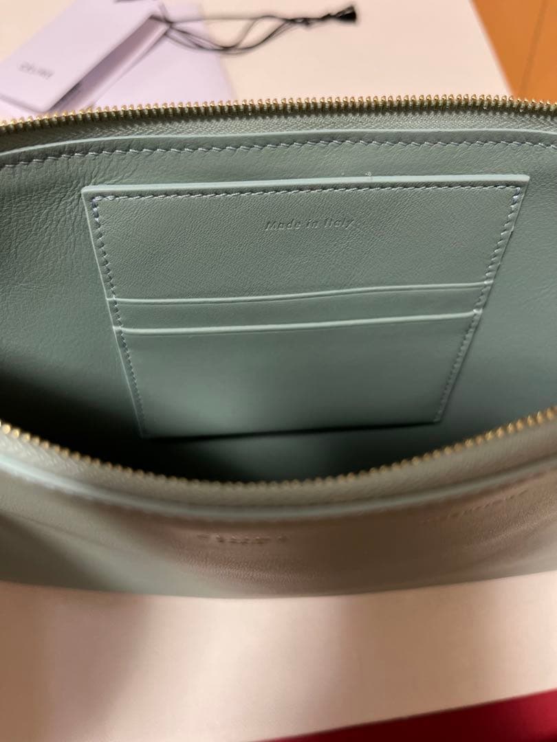 未使用CELINE ミントグリーン クラッチポーチ
