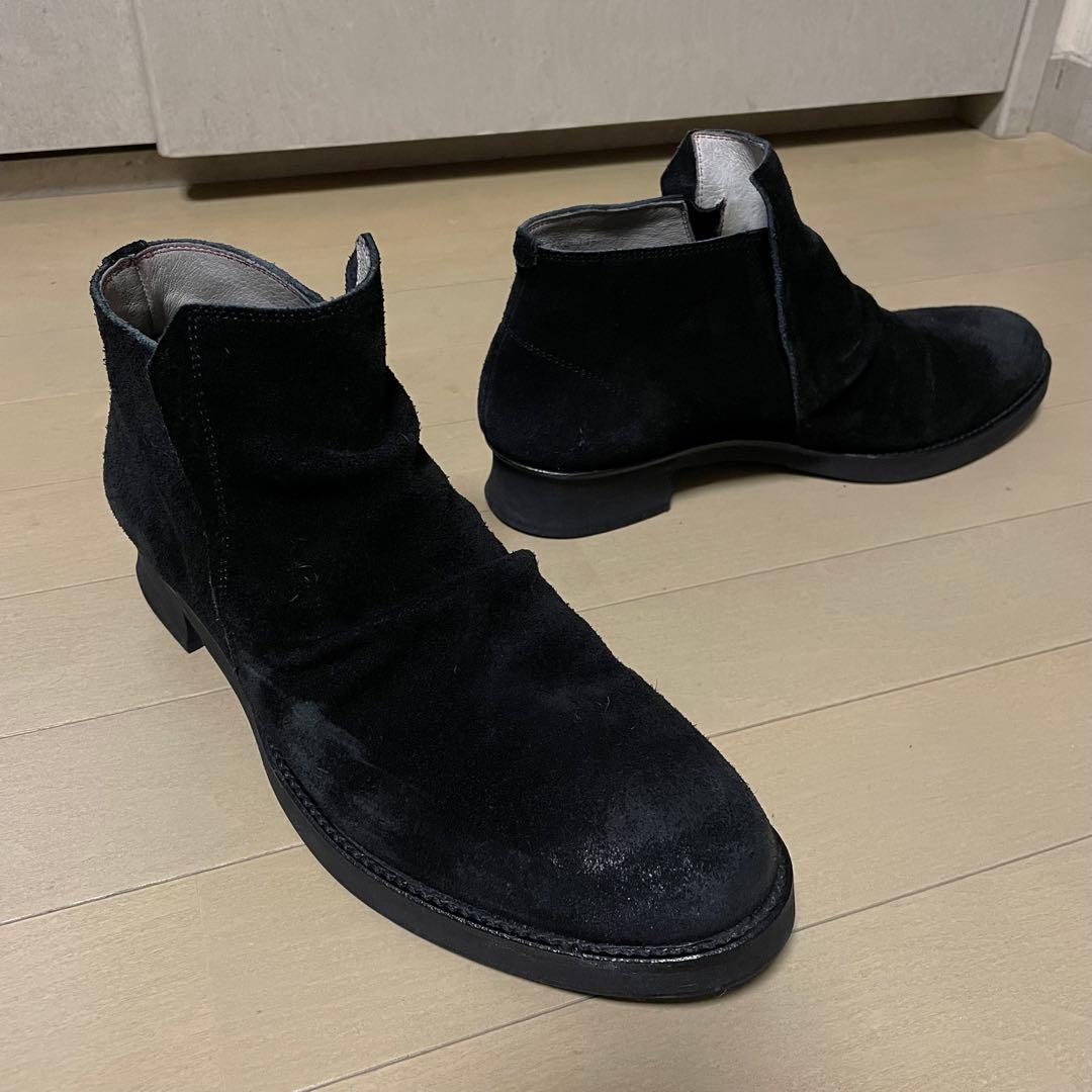 え*ち様 最終価格 美品 定価4万■NO ID.■焦がし ドレープ ヒール ブー