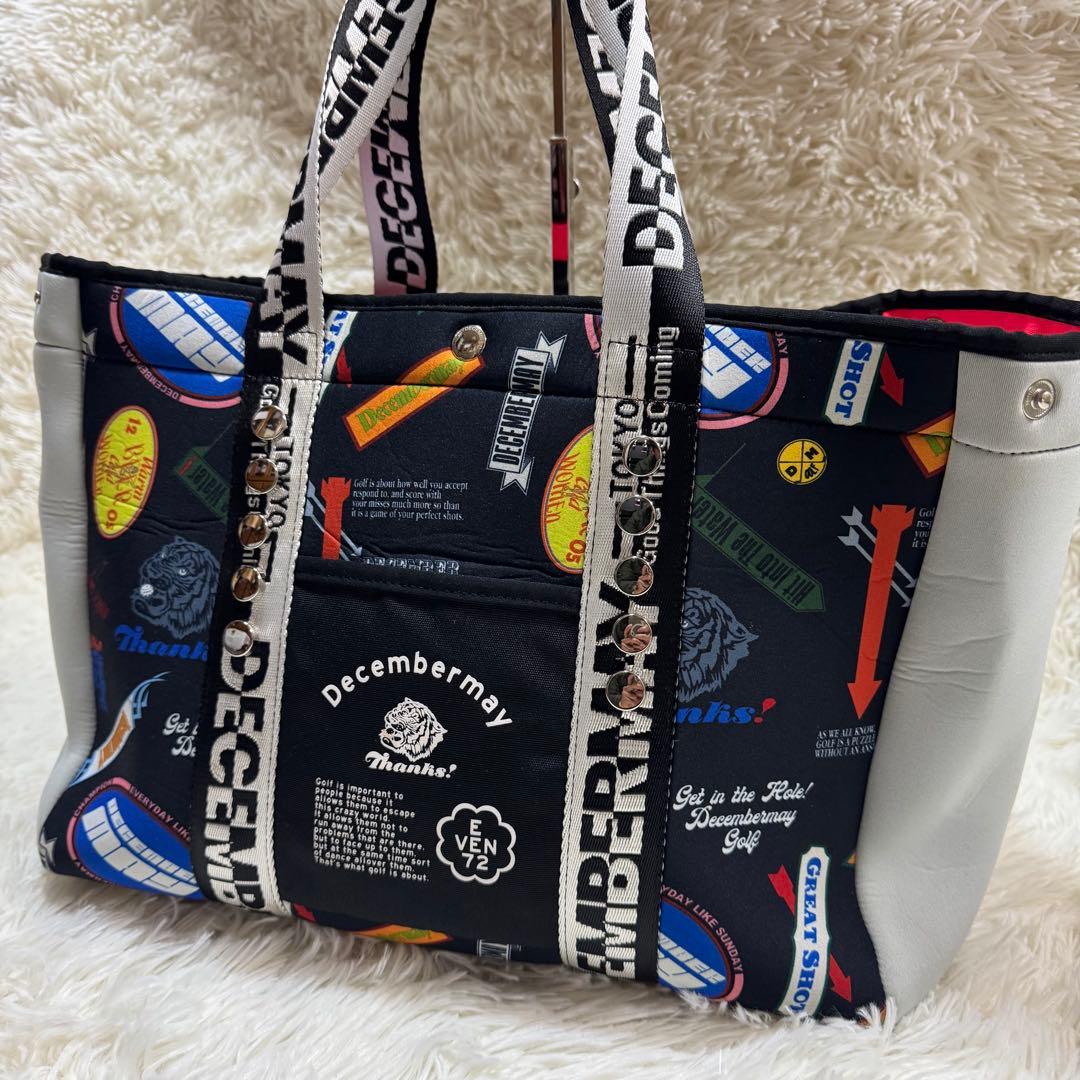 DECEMBERMAY ディセンバーメイ ゴルフ　トートバッグ　マルチカラー