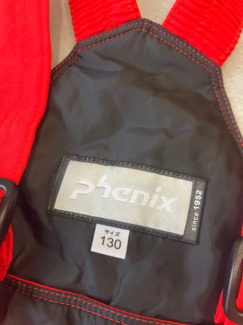 チ*イ様 phenix 子ども用スキーウェア 青/赤　130cm