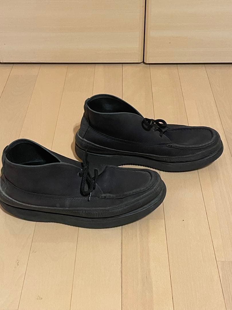 ラッセルモカシン　黒ヌバック製モカシンブーツ　9サイズ相当