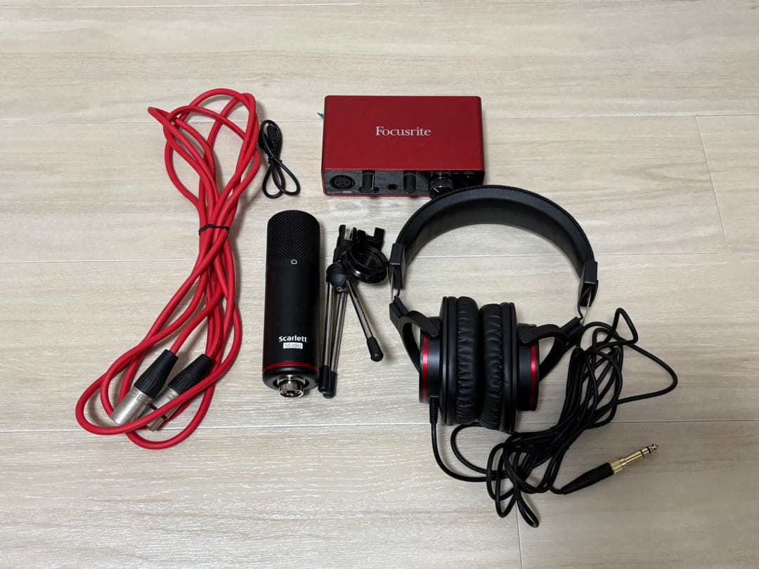 【美品】Focusrite Scarlett Solo 3rd Gen録音セット