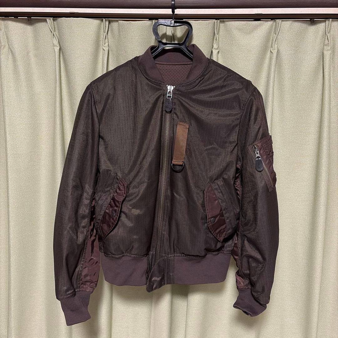 カワサキ×AVIREXコラボ MA-1 ライディングメッシュ　サイズL