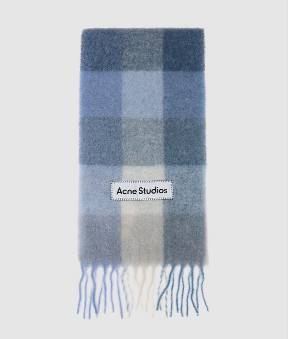 た*ご様 【新品】Acne Studios チェック柄マフラー タグ付き