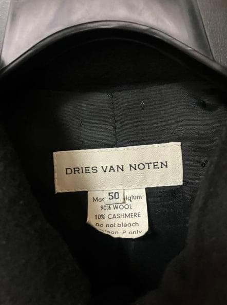 dries van noten ライカ期 カシミヤ混ハーフコート ジャケット