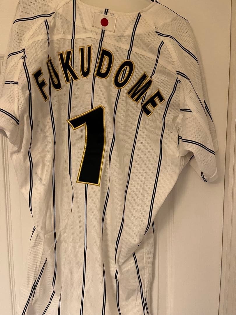 野球オリンピック日本代表時福留選手オーセンティックユニフォームＯサイズ