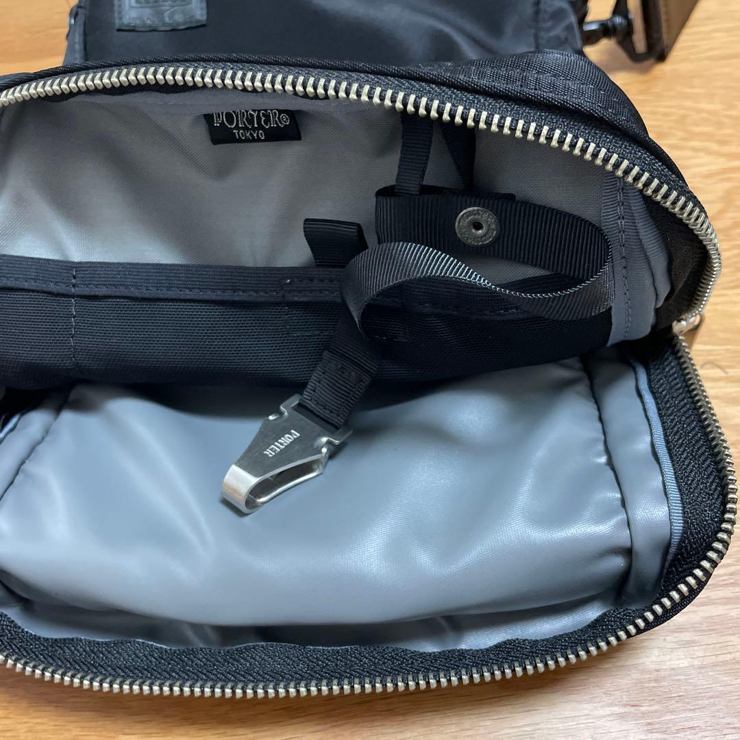 [PORTER] ボディバッグ ワンショルダーバッグ　ブラック
