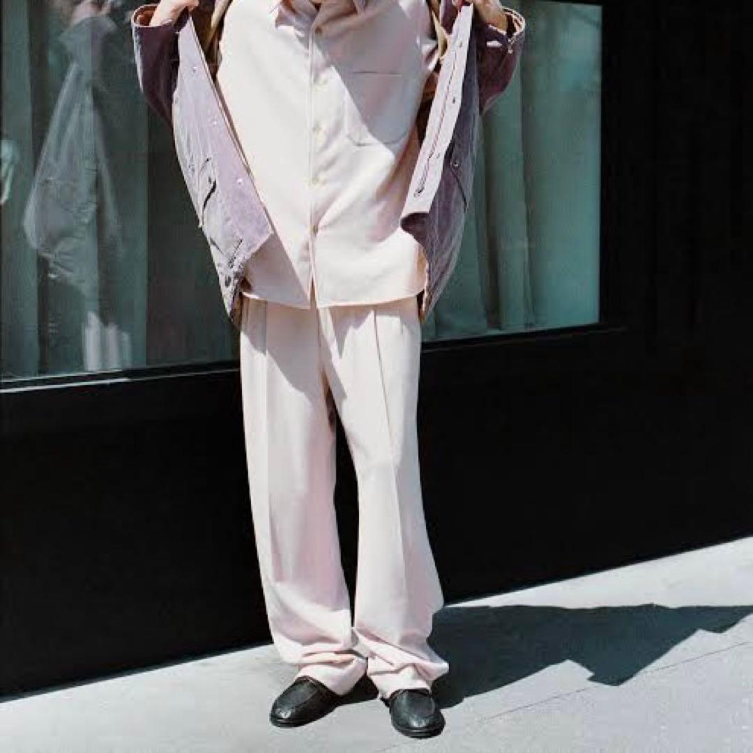 パンツ BRUSHED SUPER FINE WOOL FLANNEL SLACKS 4