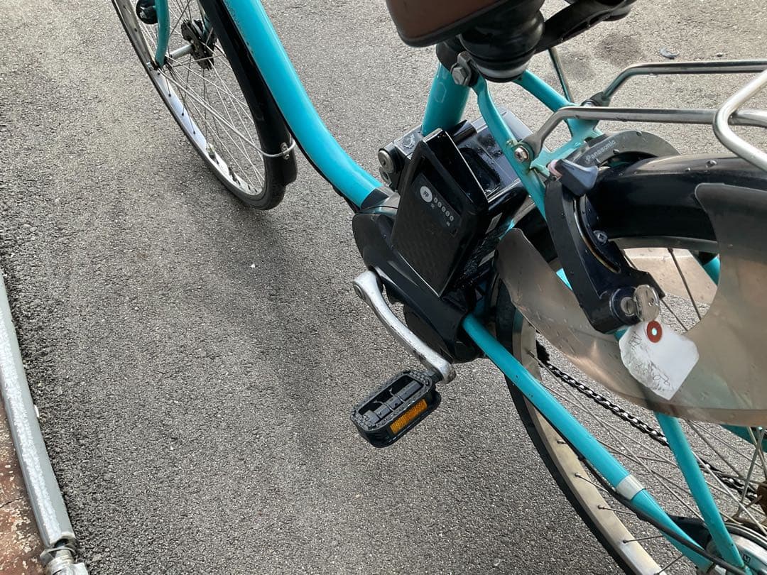 パナソニック最新機種電動アシスト自転車viviDX26インチブルーボディー