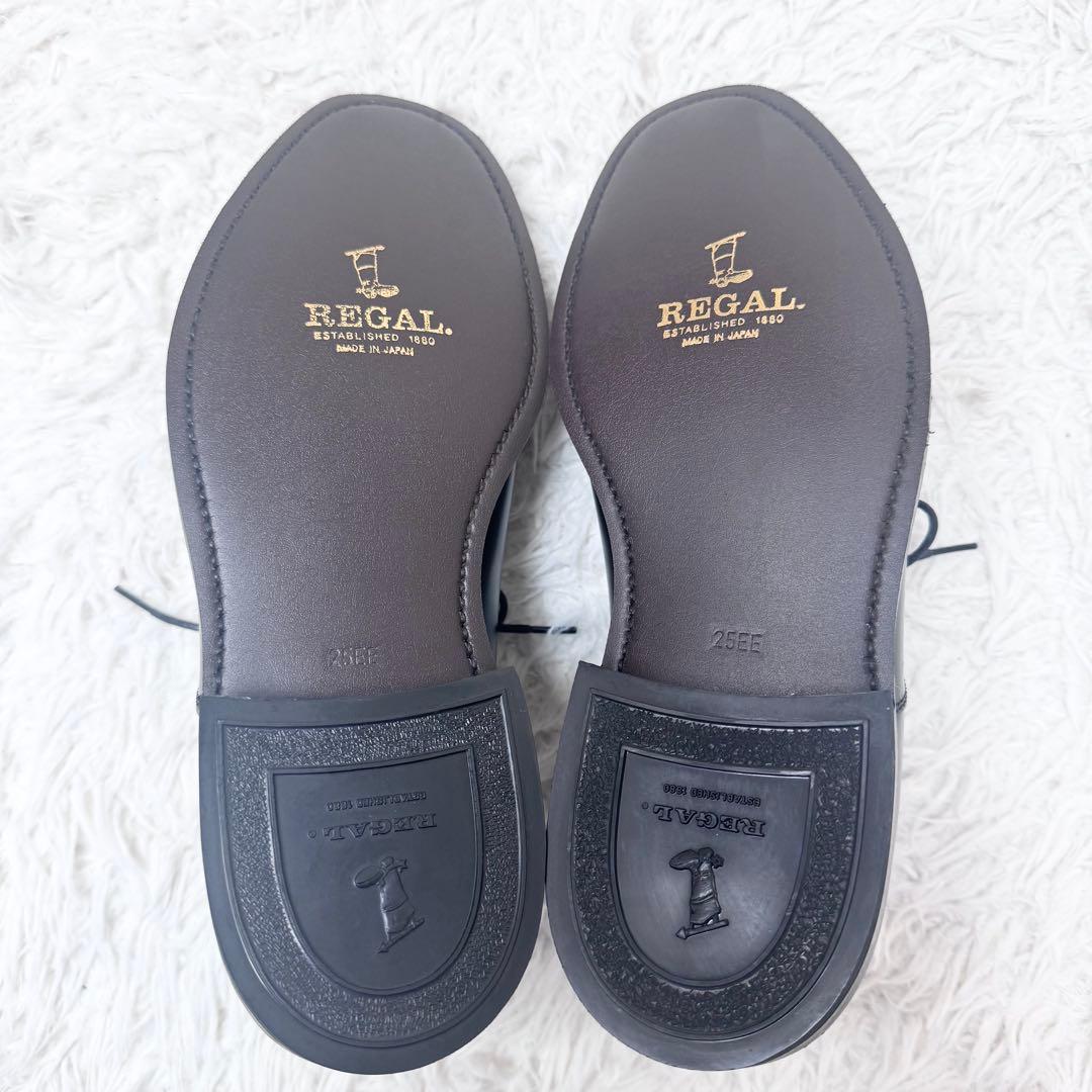 【新品未使用】リーガル 革靴 ストレートチップ JX84 25.0 ブラック