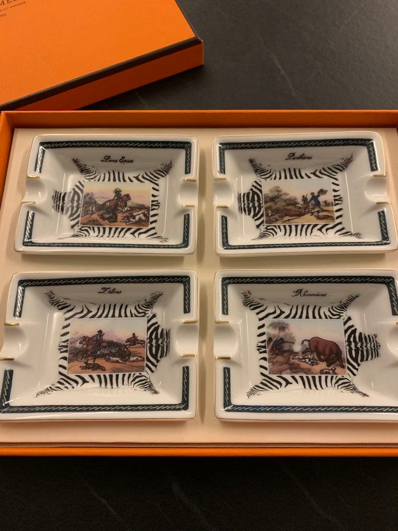 L*A様 本日限定オークション　エルメス　アッシュトレイ　4点セット　HERME