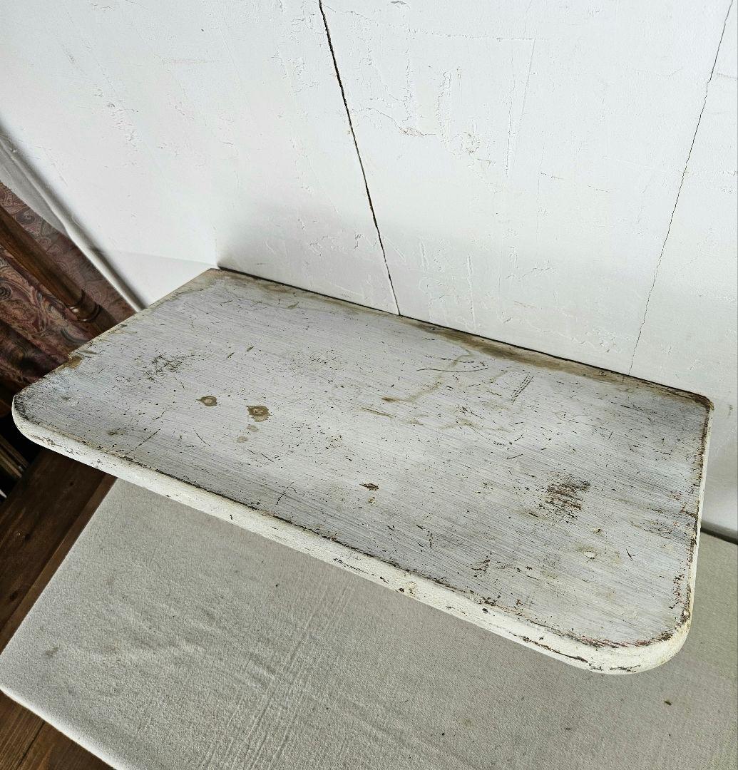 フランスアンティーク 古い木のウォールシェルフ 壁掛け 飾り棚 ラック シャビー