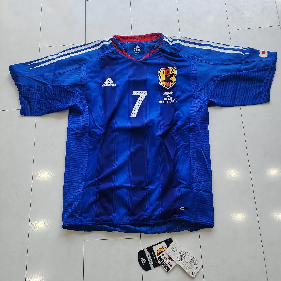 ヤ*）様 04/05 日本代表ユニフォーム 中田英寿 新品未使用タグ&マッチデイ