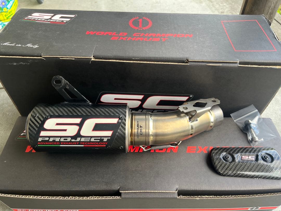 zx-6r用SC PROJECT カーボンファイバー マフラー