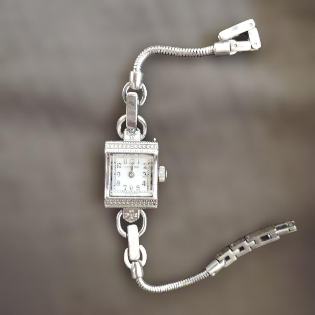 ハミルトン レディース シルバー 腕時計