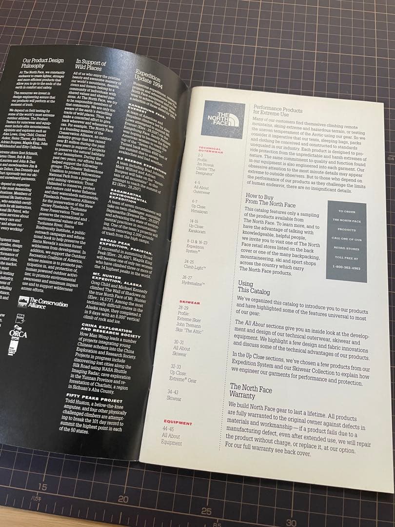 その他 THE NORTH FACE WINTER CATALOG 94 USA