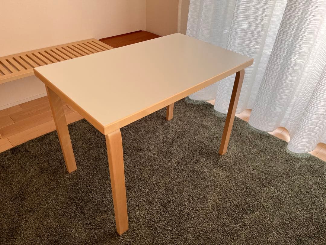 artek 80B ホワイトラミネート 未使用:組み立て品