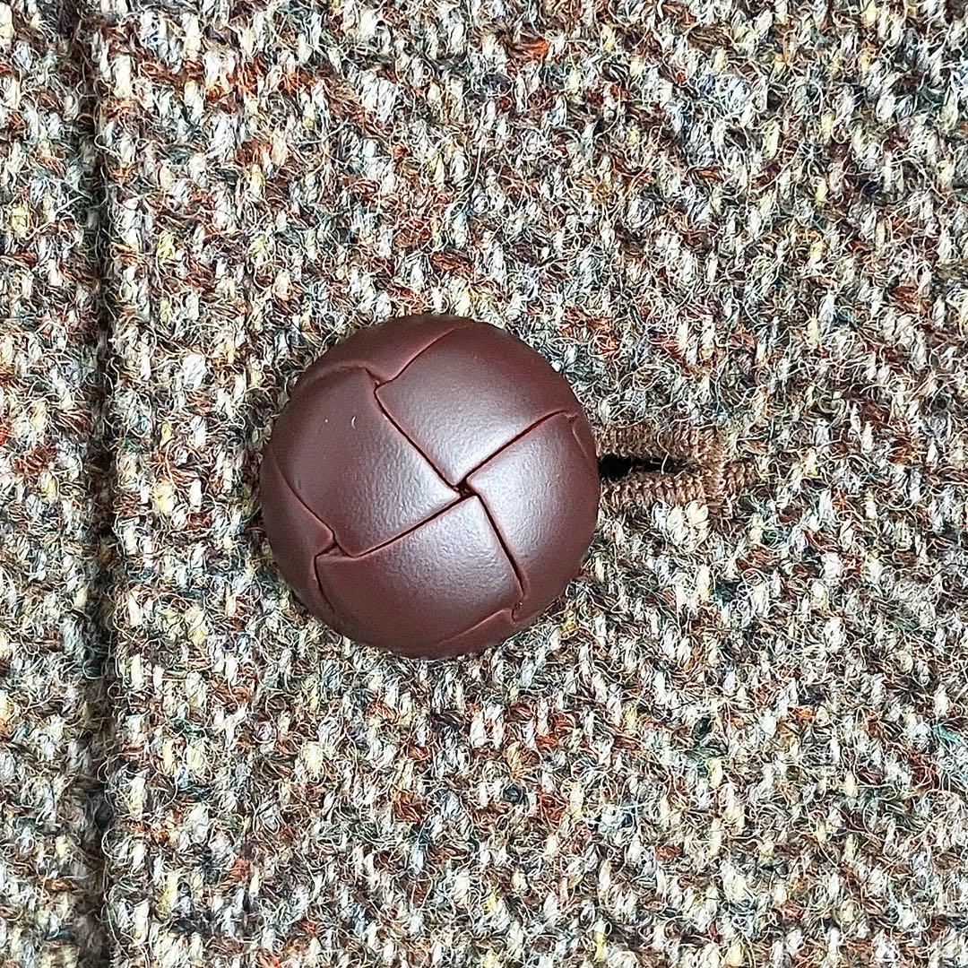 美品 OCTOPUS ARMY × Harris Tweed ランチコート L