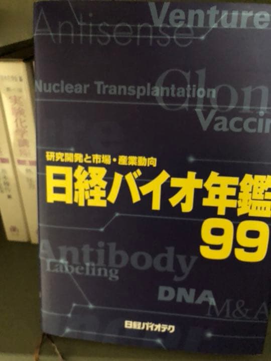 日経バイオ年鑑  95年から