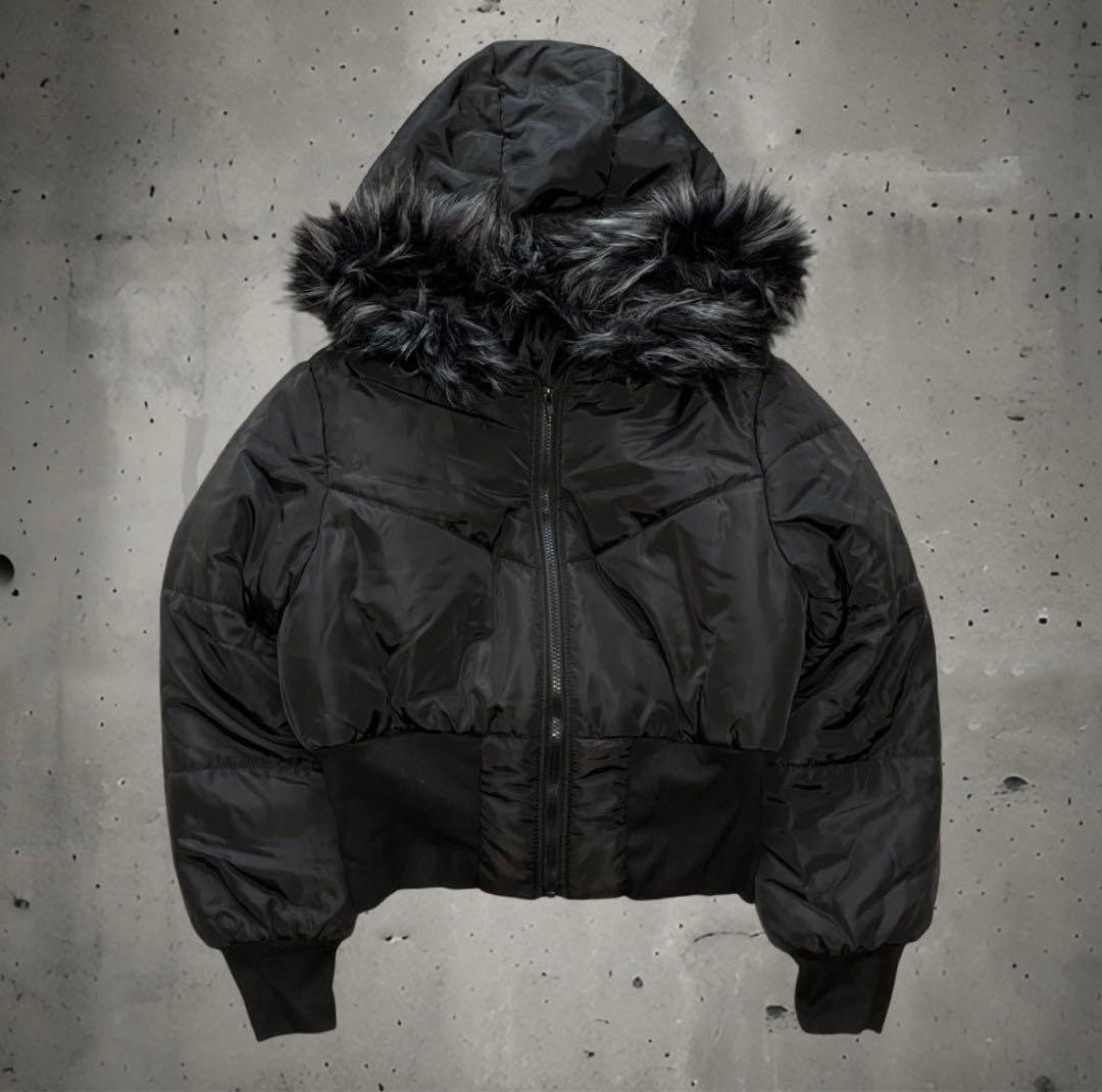 短丈archive furjacket N2B ma-1 y2k grunge