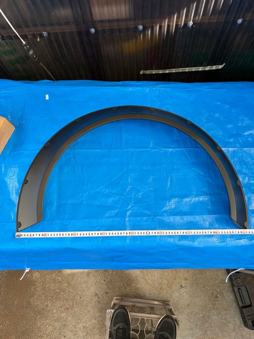 マットブラック オーバーフェンダー凡用 4個セット