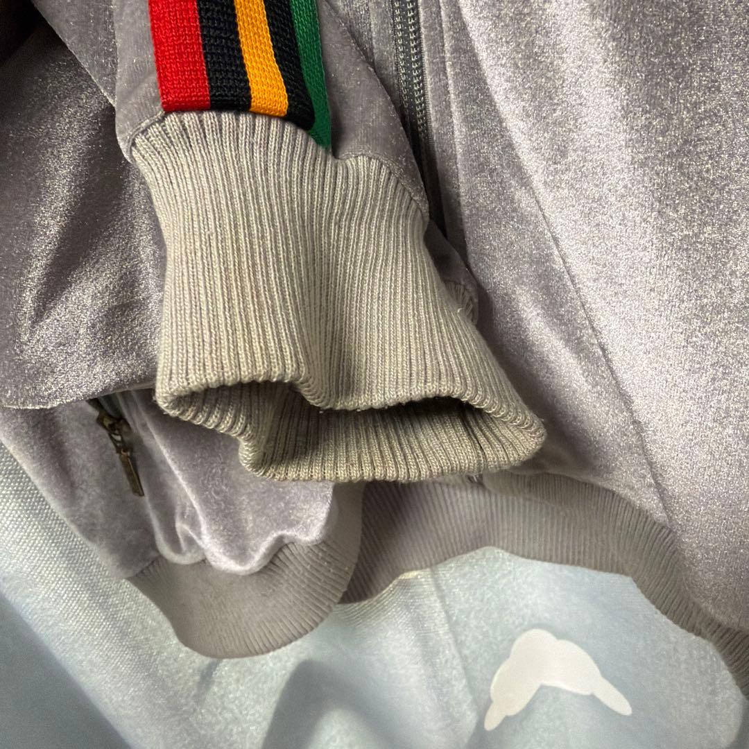 adidas ベロアジャージ 90s ラスタカラー 希少 ビンテージ