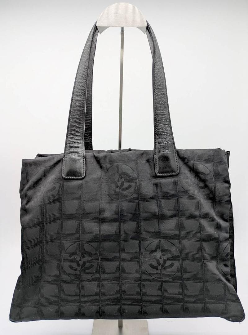 シャネル Chanel ニュートラベルライン トートバッグ ブラック 正規品