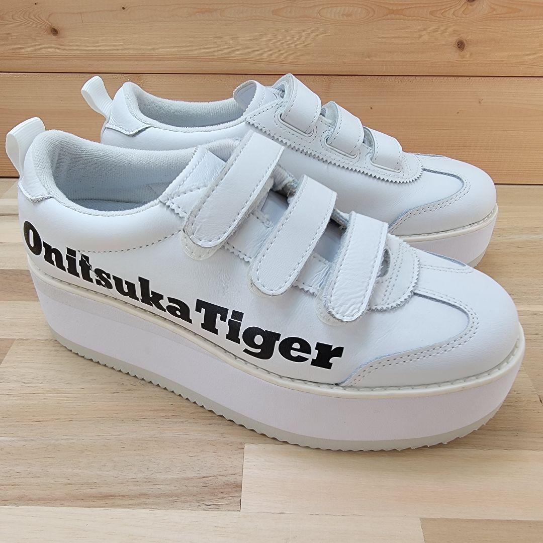 オニツカタイガー ウィメンズ デレゲーションチャンク ホワイト 23cm