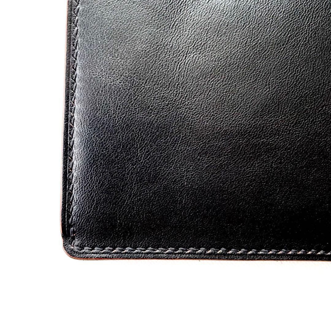 L字ファスナー　コンパクトウォレット　デッドストックジッパー　ホースハイドレザー