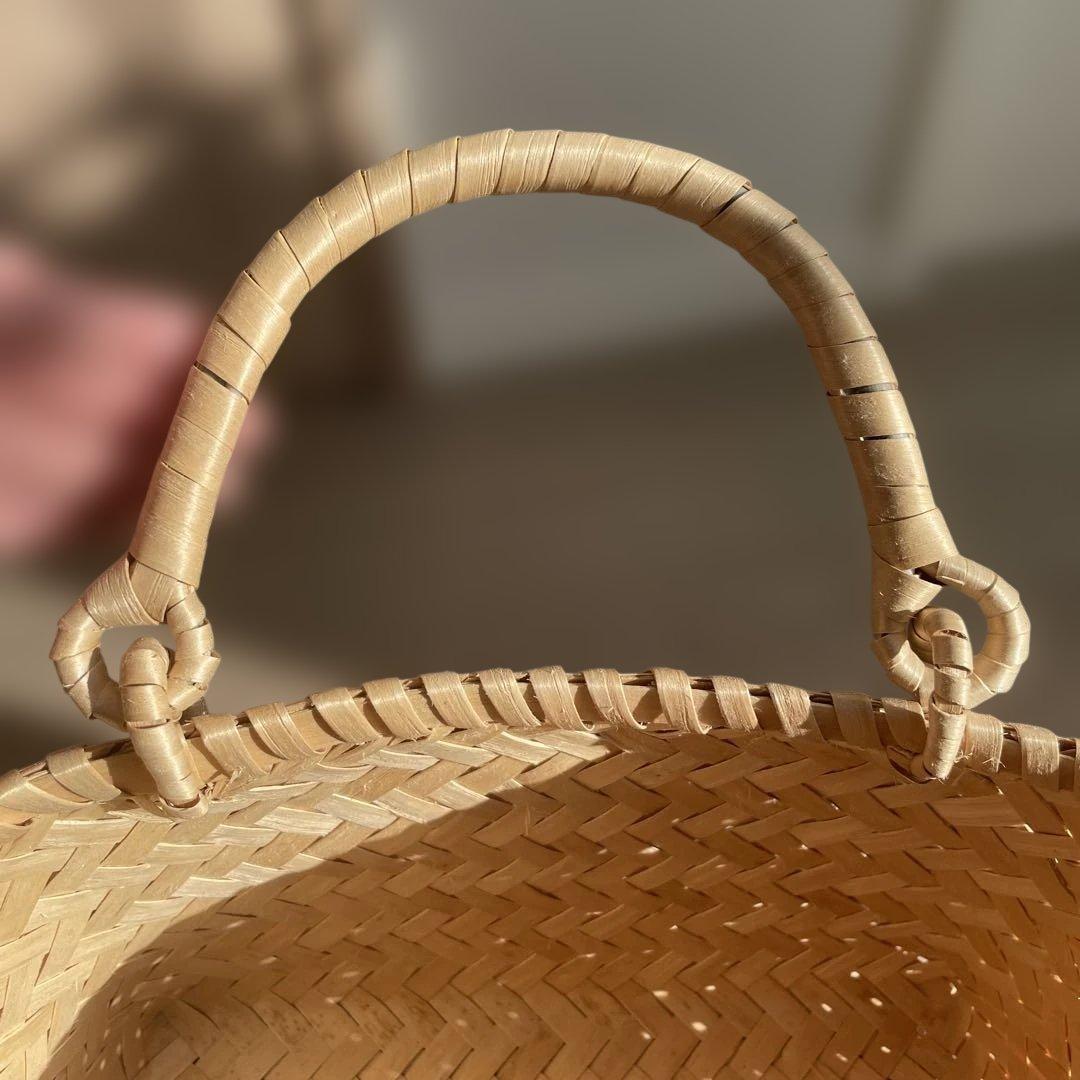 イタヤ細工 かごバッグ　Sサイズ