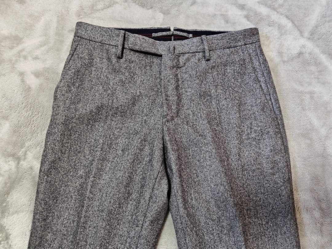 INCOTEX SUPER100's ウール スリムフィット スラックス 44